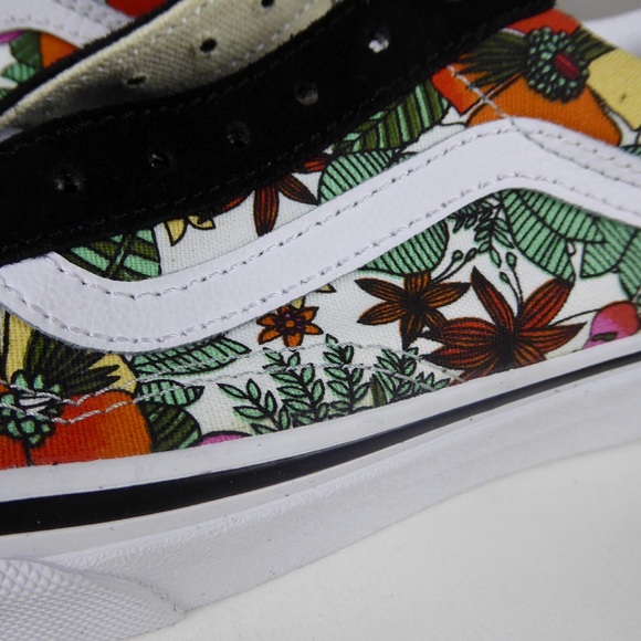 Vans Old Skool Tropic Floral Canvas Suede Sneakers - Picture 3 of 7